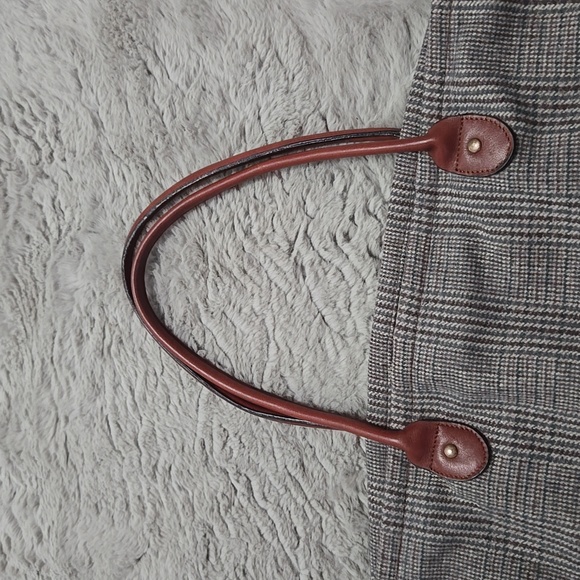 Regent Seven seas hounds tooth pattern voyager tote bag - Picture 7 of 12